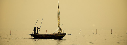 smog on the niger river